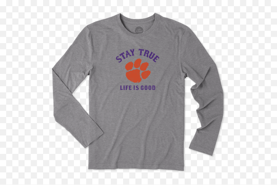 True Long Sleeve Cool Tee - Long Sleeve Emoji,Clemson Tiger Emoji