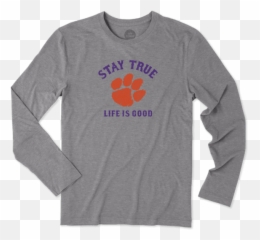 True Long Sleeve Cool Tee - Long Sleeve Emoji,Clemson Tiger Emoji