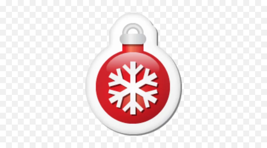 Telegram Sticker 4 From Collection Emoji Christmas - Ciao Bella Sorbetto,Snowflake And Snowman Emoji