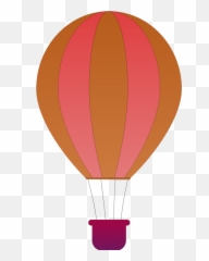 Hot Air Balloon Clip Art Png Image With - Hot Airballoon Clipart Free Emoji,Hot Air Balloon Emoji