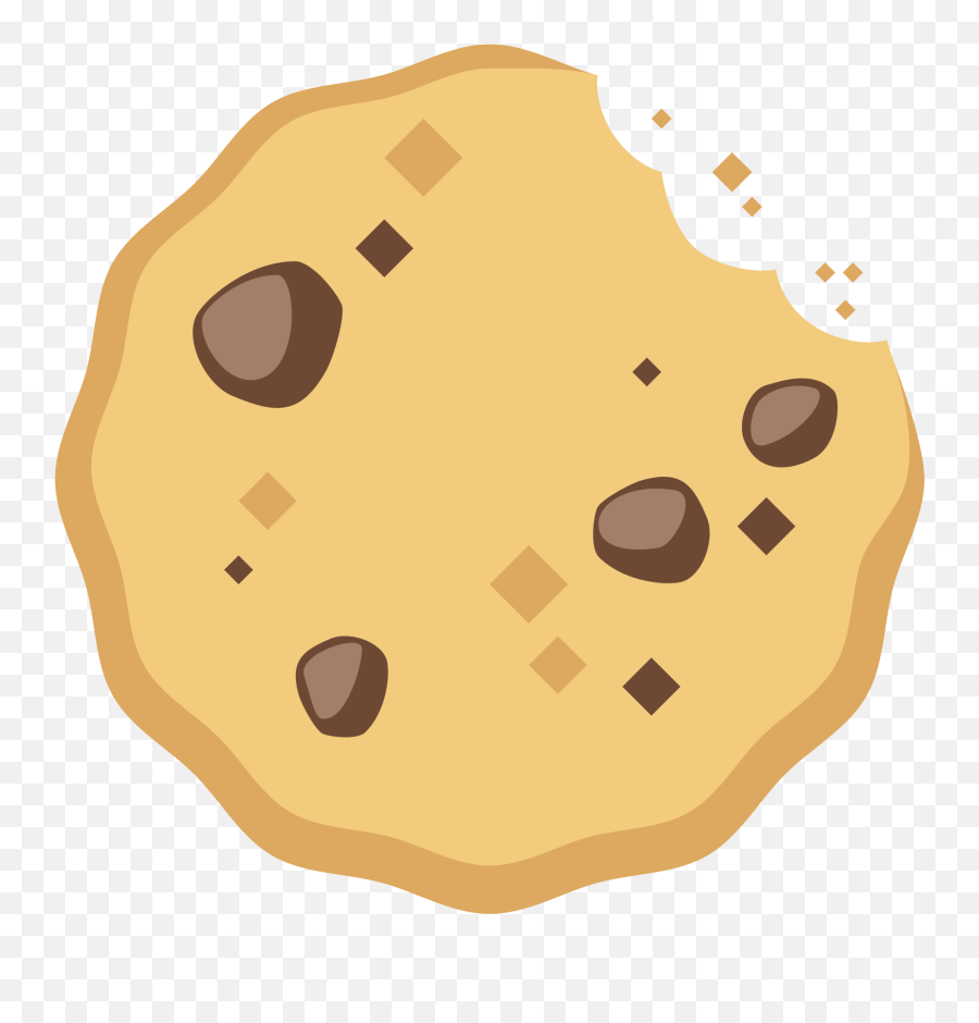 Emojione 1f36a - Cartoon Cookie Transparent Emoji,Emoji De Chocolate