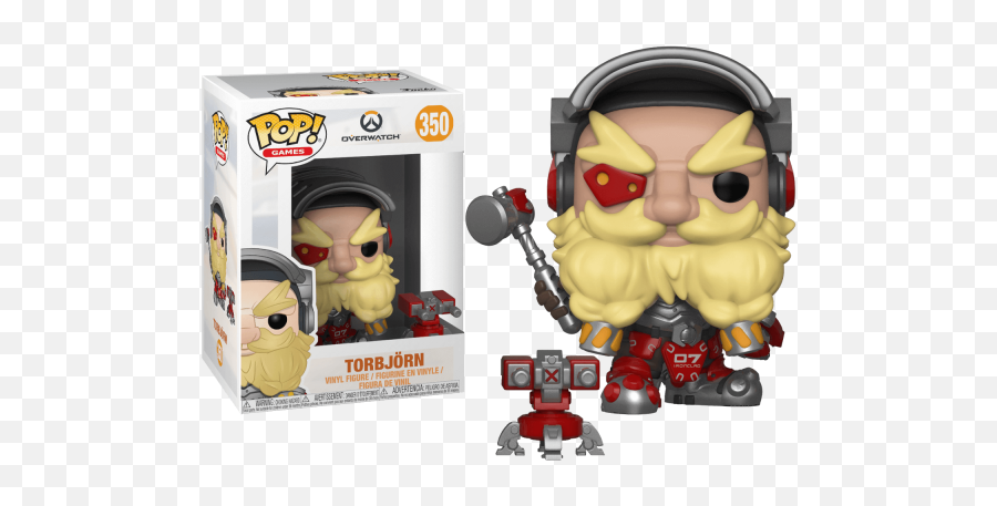 Figure Torbjörn Pop Vinyl - Funko Pop Overwatch Torbjorn Emoji,Vinyl Toy + Change Emotions