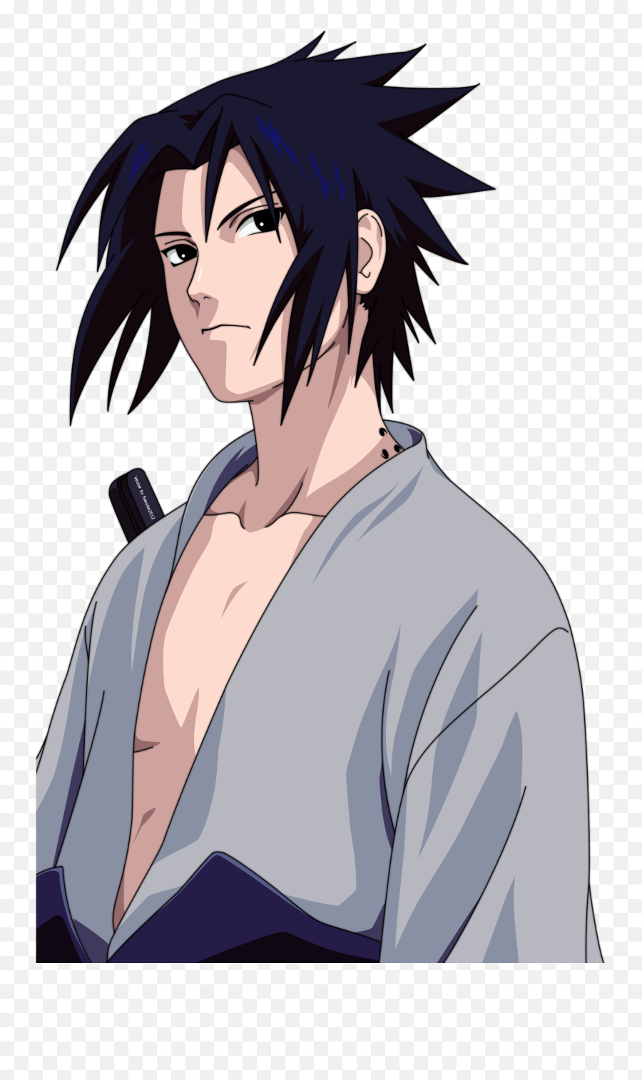 Faceline Artwhitehaircheeknosefacial Expression - Sasuke Spiky Hair Emoji,Sasuke Uchiha Emoticons