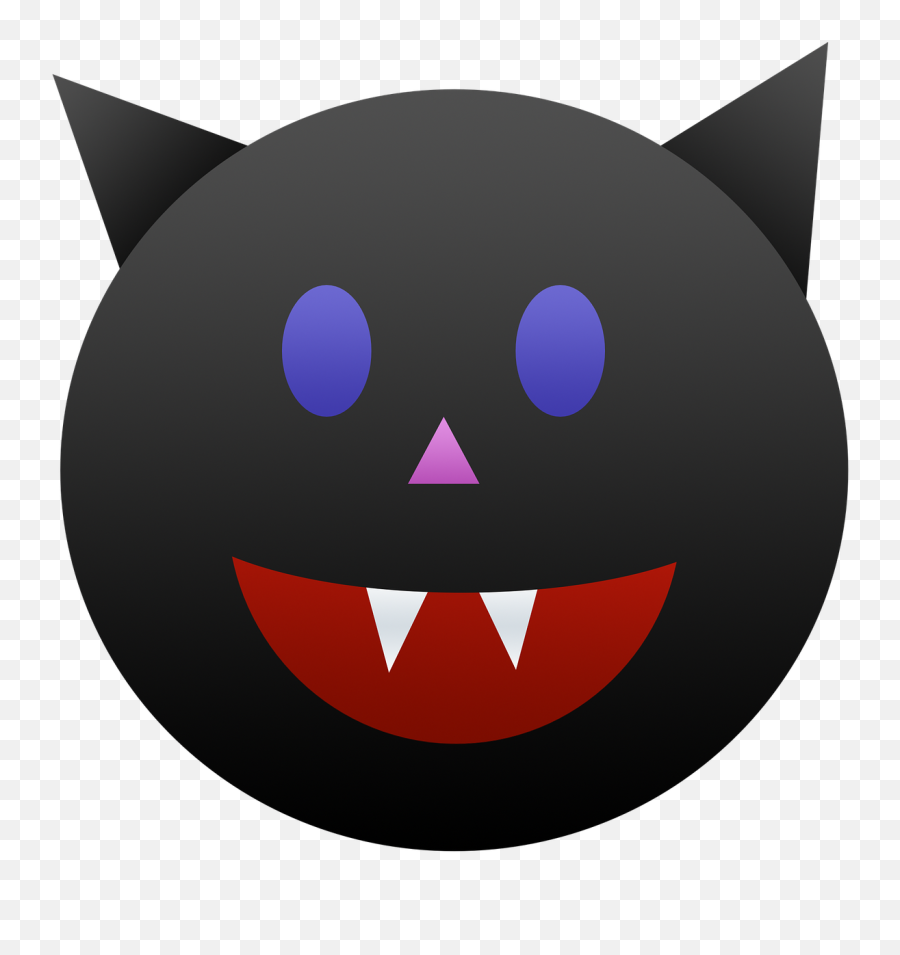 Free Photos Halloween Cartoon Bat - Wide Grin Emoji,Fanged Emoticon