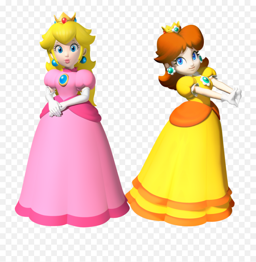 Princess Peach And Daisy Drawing Free Image - Mario Bros Princess Peach Emoji,Super Princess Peach Emotions