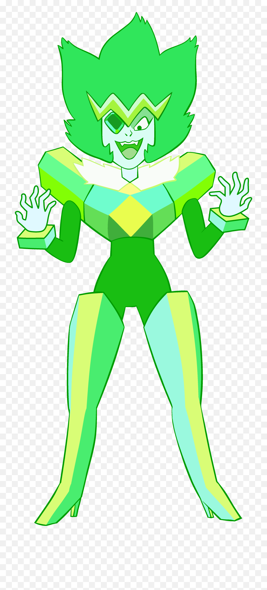 Emerald - Emerald Steven Universe Gems Emoji,Why Is Emoticon A Green Blob Alien