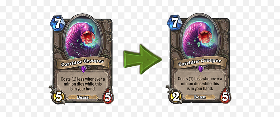 Major Balance Changes Coming To Hearthstone - News Icy Veins Corridor Creeper Nerf Emoji,Creeper Emoji