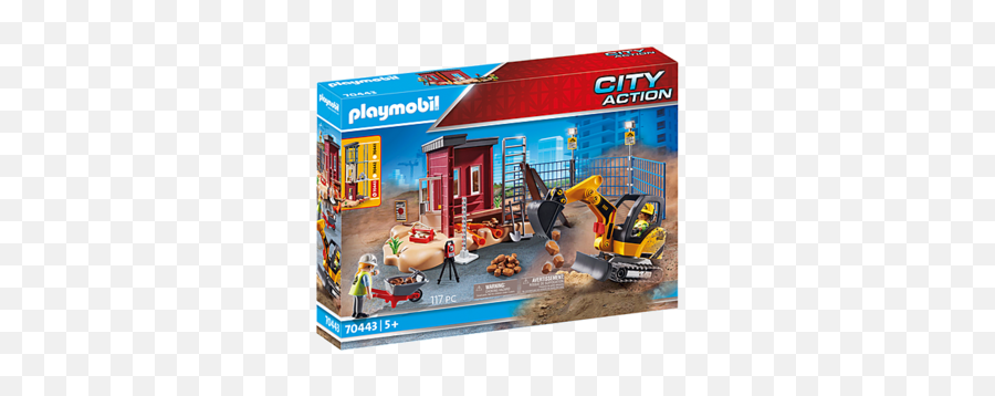 Products U2013 Tagged Playmobil Mini Excavator U2013 Toytown Toronto - Playmobil 70443 Emoji,Cute Emoji Squishies Taco Shapes