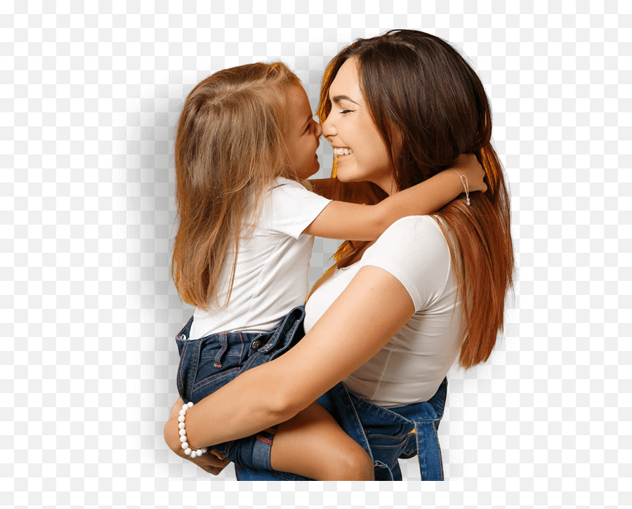 Born Ready - Kiss Emoji,Mother Daughter Hugging Emotion