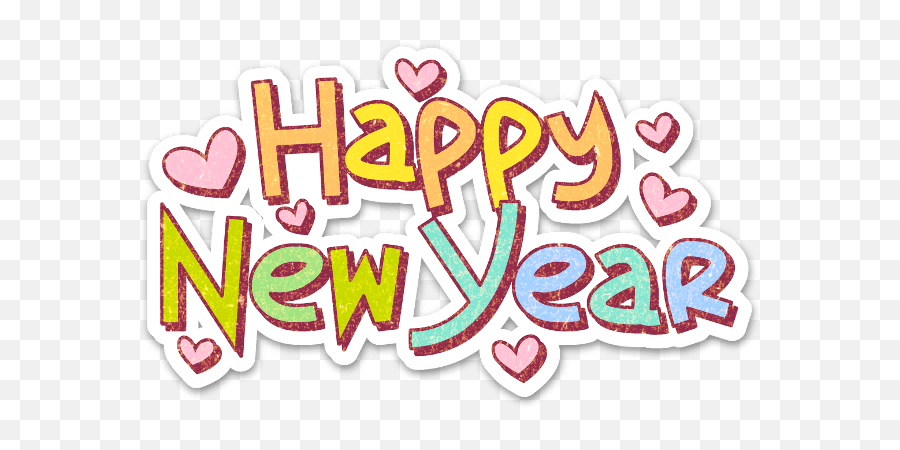 Happy New Year Stickers U0026 Gifs 2021 Get Whatsapp New Year - Happy New Yea Png Emoji,Happy New Year Emoji Text