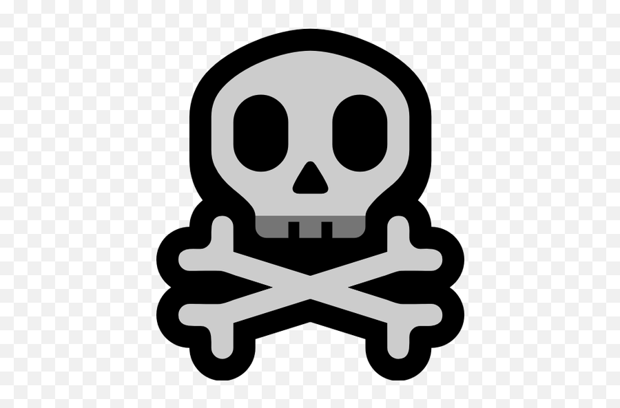 Windows Skull And Crossbones - Skull And Crossbones Emoji,Skulll And Crossbones Emoji