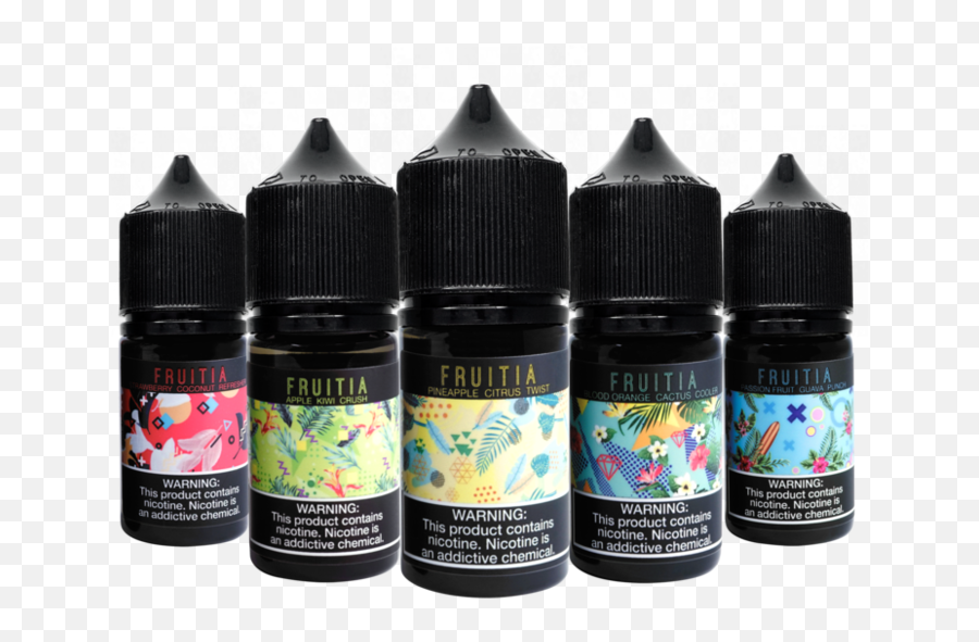 Fruitia Salts 30ml - Fruitia Salt Nic Juice Flavors Emoji,Emoji Liquids Peach Rings Vape Juice