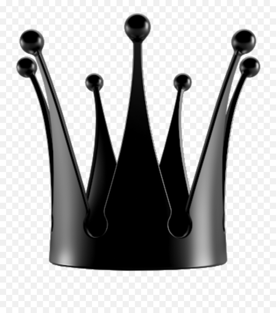 Crown Corona Black Negro Negra Sticker By Ana Abece - Corona De Rey Negra Png Emoji,Black Queen Emoji