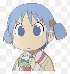 Telegram Sticker 7 From Collection Niceday - Nichijou Png Emoji,Slurping Emoticon