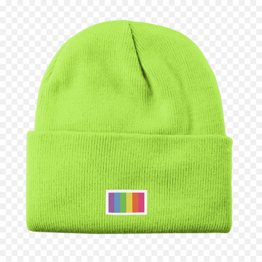 Rainbow Beanie Emoji,Winter Hat Emoticon