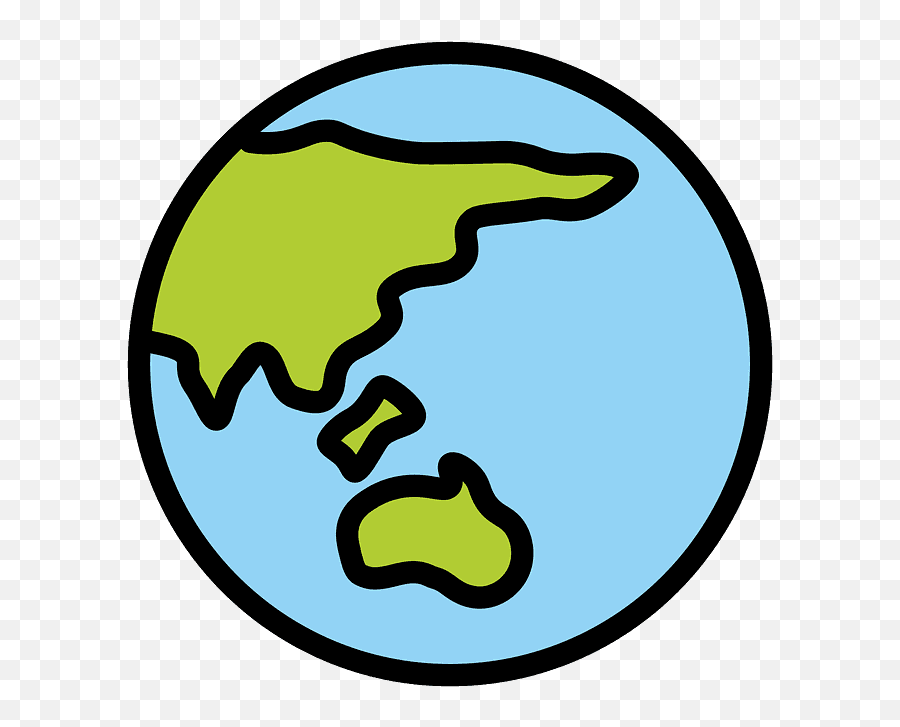 Earth Globe Asia - Australia Emoji Meanings U2013 Typographyguru Meaning,Earth Emoji Png