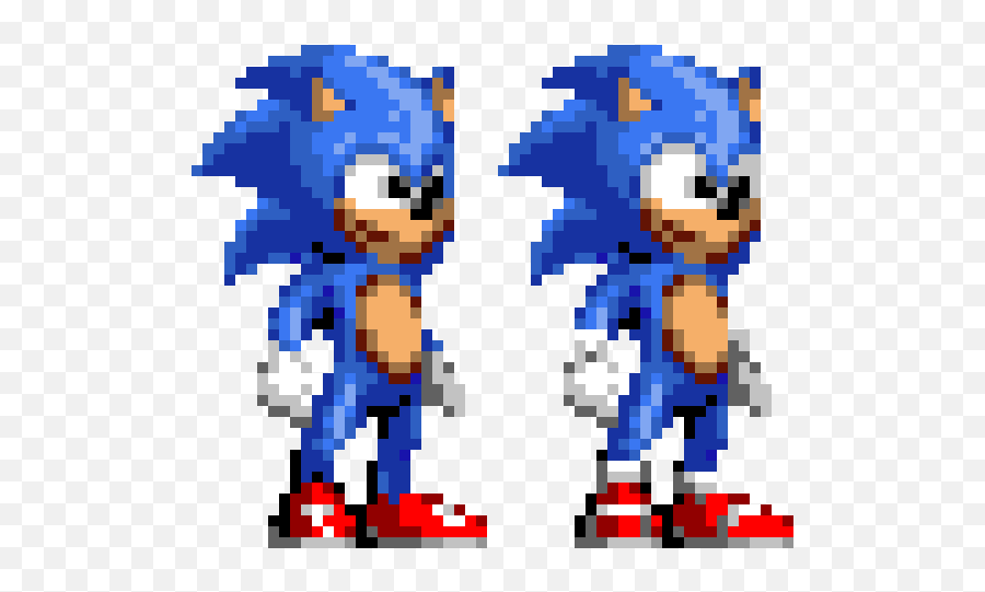 Pixel Art Gallery - Sonic 2020 Pixel Art Emoji,Blech Emoticon