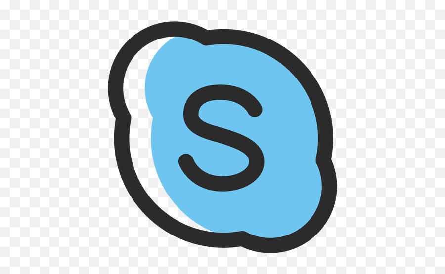 Skype Colored Stroke Icon - Transparent Png U0026 Svg Vector File Charing Cross Tube Station Emoji,Skype Emoji