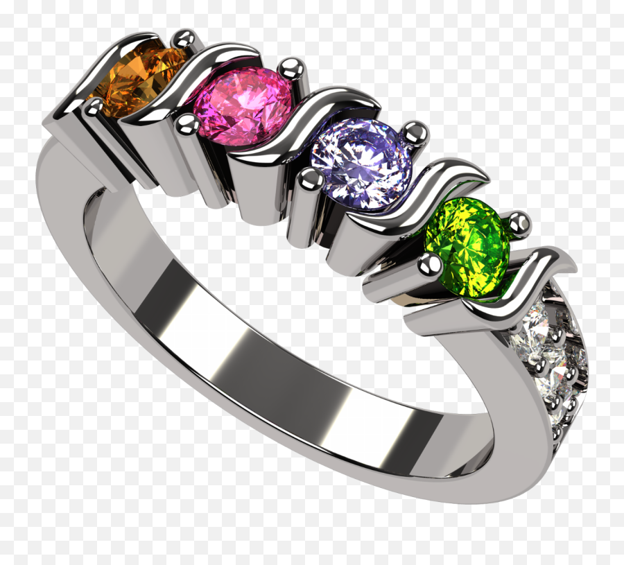 Nana - Wedding Ring Emoji,Swarovski Zirconia Earrings Emotions