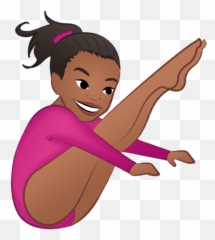 Pin - Gabby Douglas Emoji,Girl Power Emoji