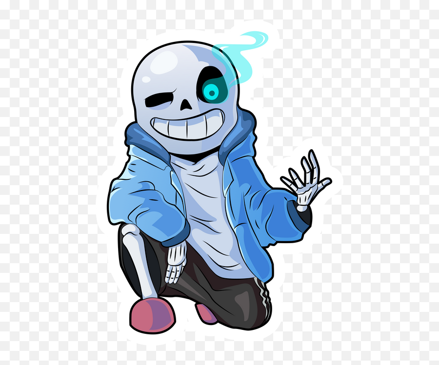 Undertale And Deltarune Stickers - Sticker Mania Emoji,Undertale Emotions Of Sans T Shirt