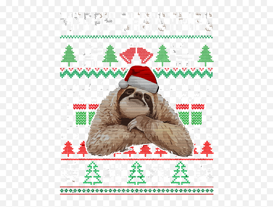 Ugly Merry Sloth Santa Xmas Costume Gift Puzzle For Sale By Emoji,Christmas Emoji Puzzles