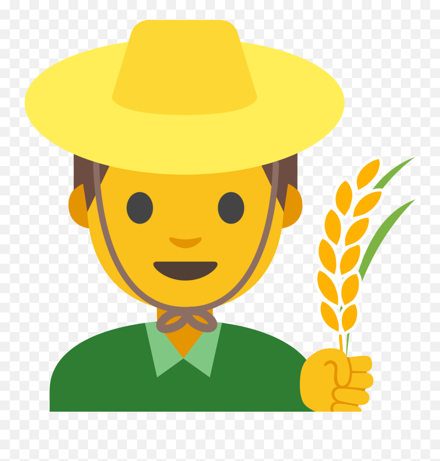 Man Farmer Emoji - Farmer Emoji Android,Farmer Emoji