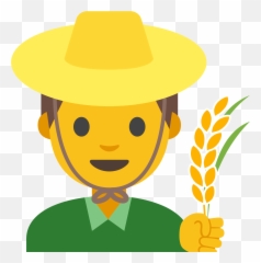 Man Farmer Emoji - Farmer Emoji Android,Farmer Emoji