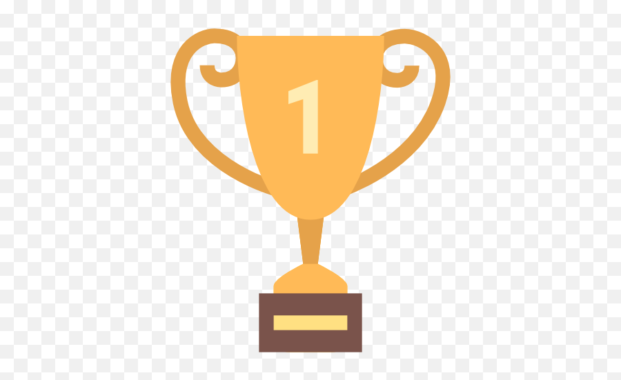 Trophy Icon In Color Style Emoji,Torophy Emoji