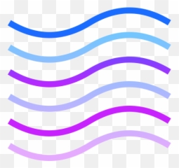 Wave Lines Icon In Gradient Line Style Emoji,Wave Line Emoji