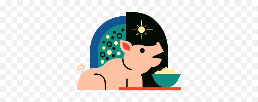 Pig Illustrations U0026 Images In Png And Svg Emoji,Apple Pig Emoji Outline
