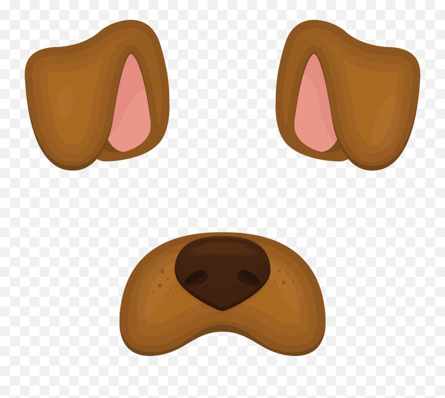 Dog Face Mask Png Clip Art Image - Dog Ear Clip Art Emoji,Dog Face Emoji