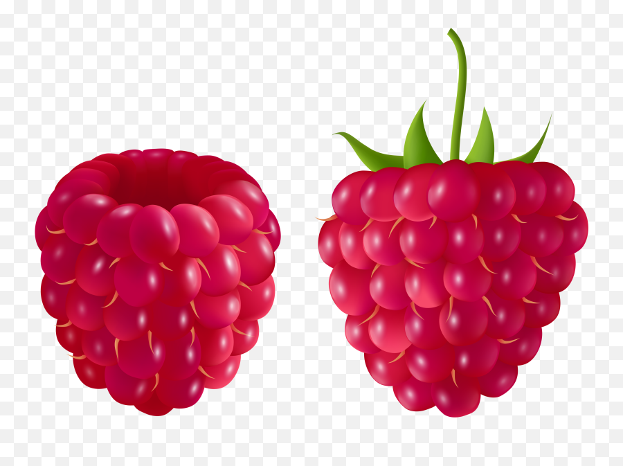 Fruits Clipart Transparent Background - Raspberry Clipart Png Emoji,Raspberry Emoji Gif