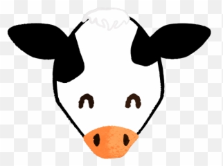 Cow Face Only Smiling With White Teeth - Animal Figure Emoji,Grandpa Boy Ghost Emoji