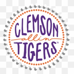 Clemson Tigers Allin Natty Sticker - Dot Emoji,Clemson Tiger Emoji