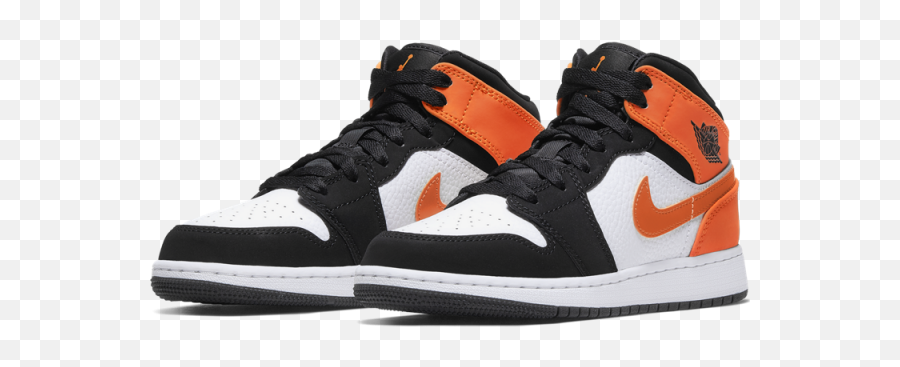 Air Jordan 1 Mid - Jordan 1 White Black Teal Tint Emoji,Emoji Shoes Jordans