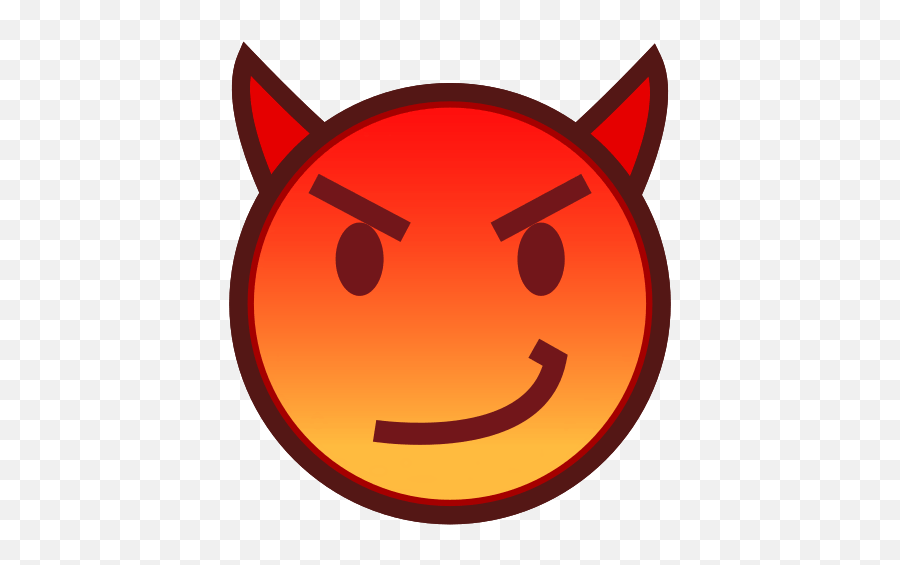 Smiling Face With Horns - Angry Face With Horns Emoji,Grin Emoji