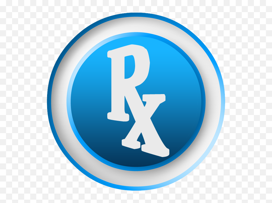3d White Rx Pharmacist Symbol Clipart - Pharmacists Symbols Emoji,Pharmacist Emoji