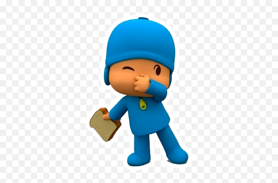 Sticker Maker - Pocoyo U0026 Friends Pocoyo Dirty Dog Emoji,Emoticon Whatsapp Iphone Dito Medio