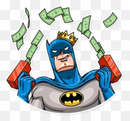 Stickers Set For Telegram - Small Batman Stickers Emoji,Put Up Your Dukes Emoticon