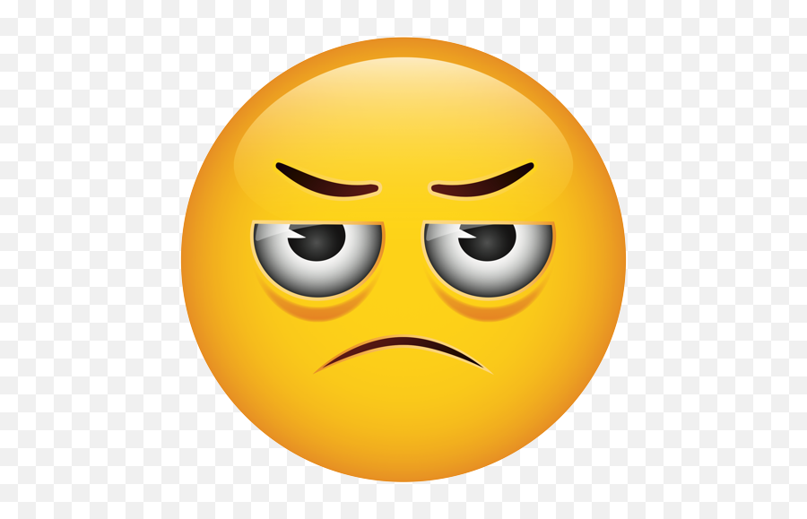 Emoji - Happy,Scowl Emoji