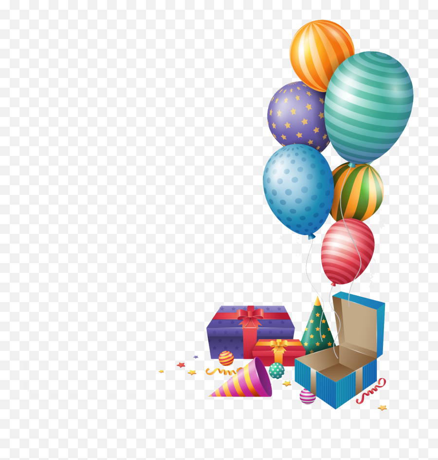 Gifts Clipart House Png Gifts House Png Transparent Free - Birthday Balloon 3d Png Emoji,Party Balloon Emoticons