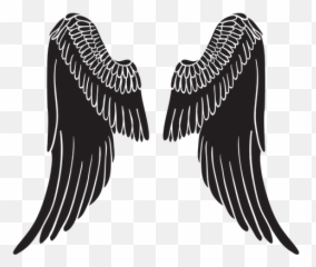 Demons Wings Demonic Sticker - Black Dragon Wing Transparent Emoji,Demon With Wings Emoji