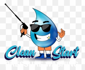 Clean Start Tampa Pressure Washing - Clip Art Pressure Washing Logo Emoji,Emoji Pond Florida