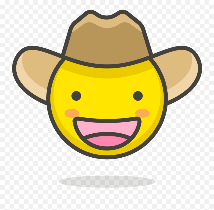 Cowboy Hat Face Free Icon Of 780 Free Vector Emoji - Emoji Cowboy Hat Cute,Emoji Beanie Hats