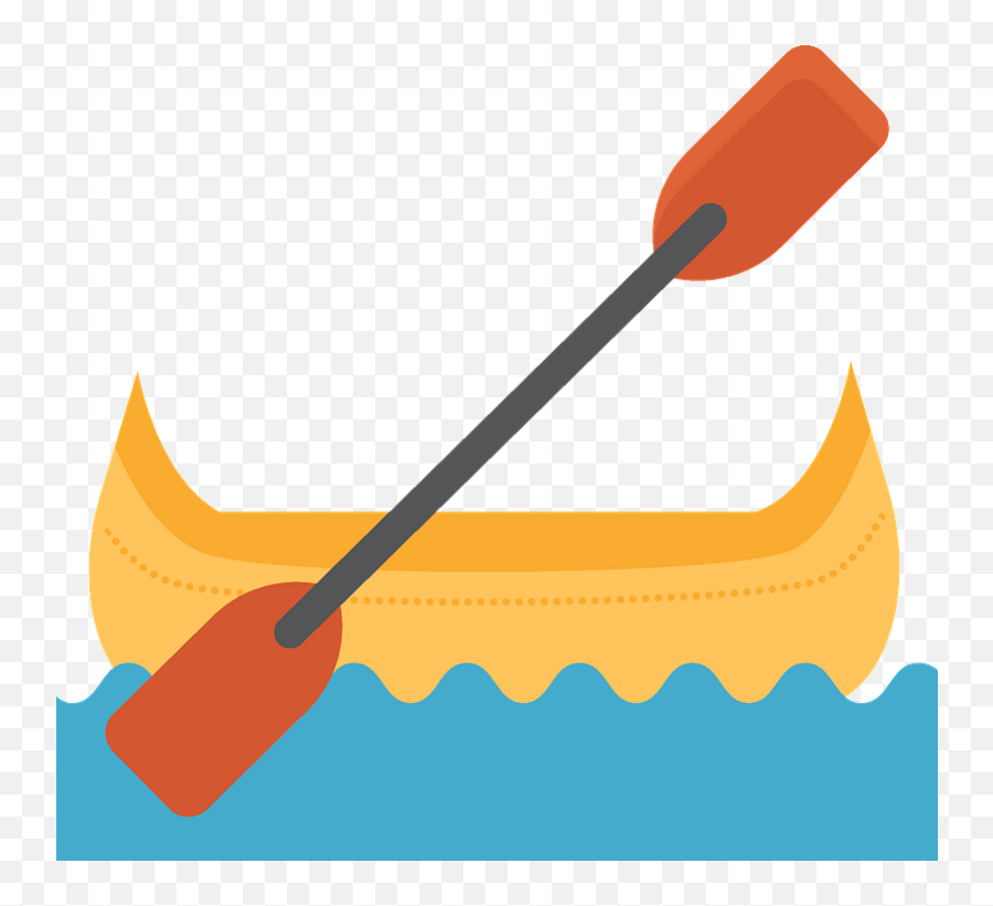 Canoe Clipart - Canoeing Emoji,Canoe Emoji