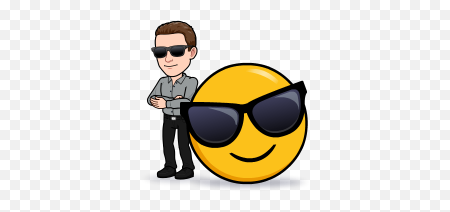 Pixelpoint Hq - Do You Put Hockey Helmet On Bitmoji Emoji,Guy With Sunglasses Emoticon