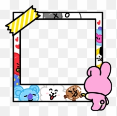 Bts Wallpaper Bts Drawings Pop Stickers - Bts Frame Png Emoji,Tumbler Png Polorid Photo Of Emojis Coloring Pages