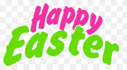 Happy Easter Text Transparent Background Png Mart - Transparent Background Transparent Happy Easter Emoji,Easter Cross Emojis