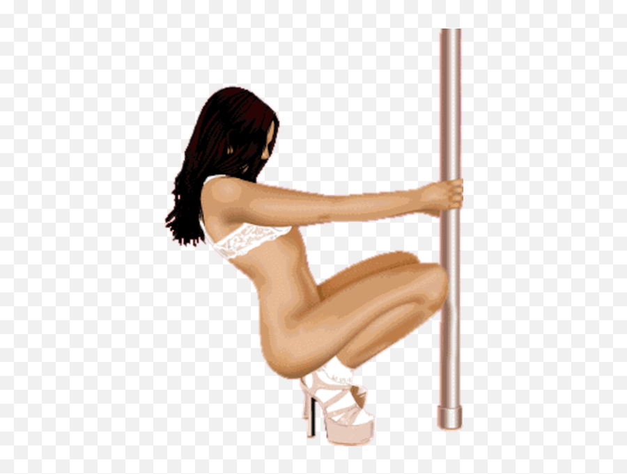 Stripper On Pole - Stripper Transparent Emoji,Pole Dancer Emoji